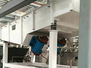 不銹鋼直線振動(dòng)篩面粉篩分現(xiàn)場(chǎng),產(chǎn)量5t/h