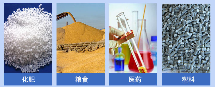 多層直線振動(dòng)篩應(yīng)用廣泛：適用于對粉狀，顆粒狀物料的篩選和分級如：化肥，糧食，醫(yī)藥，塑料等。