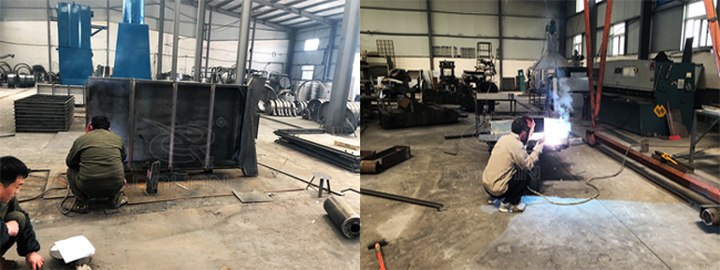 830直線振動篩生產中